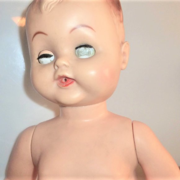 3x ANTIQUE DOLLS #RD Walking Doll Vintage Doll Dress Movable Doll - Picture 8 of 9